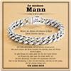YIBONIKA Ich liebe Dich Geschenke für Männer, Armband mit Gravur Herren Geschenk für Mann Fohnhn Papa Nonno, Weihnachten Geburtstag, Liebe Valentinstag Anniversstag Geschenk für Luhn Freund Maran