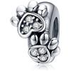 Qings Charm In Argento Sterling 925 con Nodo Celtico, Zirconia Cubicada Donna,con Nodo Celtico Charm，Compatibile letti e Collane Europei，Regali per la Fidanzata e Mamma per la Festa.