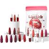 Zunishaone Mini Rossetto - 18 Pillole Multicolori, Compatte, Gloss Tinta Duraturo | Perfettamente per viaggi di festa, notte di nozze, regalo di ballo di fine anno