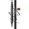 Grion Eyeliner liquido doppio con timbro Plum Blossom - Strumento di trucco di precisione a doppia estremità per linee definite e accenti floreali decorativi, formula resistente alle sbavature a lunga