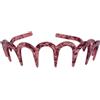 Povanjer , fascia per capelli con denti di squalo, copricapo alla moda, unisex, copricapo antiscivolo, fascia per il trucco per adulti, accessori per capelli