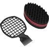 Generic Set di Spugne per Pettine Twist per Capelli Afro Strumento per lo Styling Portatile per Uso Domestico e in Salone, Design Ergonomico Facile Creazione Afro, Spugna per Capelli Ecologica e