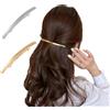 Hezhou 2 Pezzi Confezioni Fermagli Per Capelli Geometrici Vintage Fermagli per Capelli con Barra Geometrica Bohémien fermagli per capelli francesi per Capelli per Donne (Oro + Argento)
