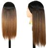 Ser Mulher Brianna Extension con Filo Invisibile - capelli Lisci, lunghi- 1 Tessitura con 4 Clip e filo invisibile da 45cm e 60cm (Castano Degradee, 45cm)