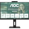 AOC Q27P3QW Monitor PC 68,6 cm [27] 2560 x 1440 Pixel Quad HD Nero (AOC Pro-line - P3 Series monitor a LED 27 QHD @ 75 Hz IPS 350 cd/mÃ‚Â² 1000:1 4 ms 2xHDMI, DisplayPort altoparlanti nero B2B) [Q27P3QW]