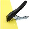 Moicstiy Punzone a foro singolo, 4 mm, nero | Perforatore portatile tenuto in mano, perforatore di carta, per carta, carte, plastica, perforatore lungo