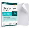 eliant. Carta per Stampante A4 80g 250 Fogli Risma Bianca Made in Germany