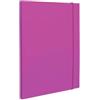 Pryma Cartella 3 Lembi con Elastico Tondo D1 26x35 cm - Cartellina Porta Documenti Rigida - Made in Italy - Perfetta per Scuola, Ufficio e Casa