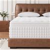 Hieptos Materasso 120 x 190 cm, spessore 28 cm, 9 zone di comfort, materasso a molle insacchettate e memoria di forma, ibrido materasso, H3 H4 medio solido, morbido per la pelle e traspirante