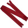 Aerzetix - Set di 5 Cerniere Lampo a Spirale N°5 70cm separabili con cursore - in Metallo Nylon Poliestere - Colore Rosso - per Cucito Artigianato creazioni Tessili