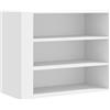 vidaXL Armadietto a Muro Bianco 75x35x60 cm in Truciolato, armadietto a parete, mobile a muro, mobile pensile, mobile a parete, armadietto pensile