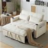 Kelodan Divano letto pieghevole 200x90cm, divano multifunzionale con funzione letto, portabicchieri e cuscini, adatto per soggiorno, camera da letto, casa-cinema
