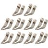 Lagomloot Saldatrice in plastica testa liscia 10 pz punta triangolare per kit di riparazione paraurti auto cruscotto fix PP plastica saldatore strumento accessori