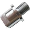 EfforPrac Manicotto convertitore mandrino tornio filettatura esterna 1-8 a interno 3/4-10, adattatore mandrino in acciaio 45 per torni per lavorazione del legno, boccola riduttore esagonale