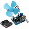 ARMYJY LM358 DC Motor Controller Kit FAI DA TE Saldatura Pratica Board per PWM Control Elettronica Formazione STEM Progetto 47x34mm (con Battey Box)