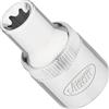 ViGOR V2730N Bussola Torx, larghezza chiave E10, attacco quadro da 1/2 pollice (12,5 mm), profilo E, lunghezza 38 mm, utensile per lavori di precisione'.