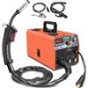 Generic Saldatrice portatile - Saldatrice multifunzione non-gas per riparazione e saldatura ad arco semiautomatico