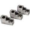Generic Ganasce rigide in acciaio idraulico per mandrino, 30,5 cm, a doppio gradino, seghettate, set di 3 per lavorazioni di precisione