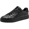 Tamaris Sneaker da Donna Low Flat, Nero (Black Croco), 40