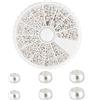 PH PandaHall 1800pz Perline a Crimpare Argento Perline Distanziali Piatte