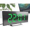 Generic Sveglia digitale - Timer LED elegante, campanello da compatto | Schermo con numeri chiari luminosi, dispositivo di monitoraggio del per bambini adulti studenti anziani organizzazione bagno