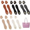 Rainway 10 chiusure a tasca per borse all'uncinetto, cinghie in pelle per borse, maniglie in pelle, chiusure per tasche da cucire, accessori per borse, cinghie in pelle con bottoni automatici in pelle per