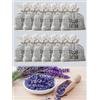 LORIPET Set 12 Sacchetti per Lavanda in Tessuto Elegante, Profumatore Armadio Naturale e Decorativo per Cassetti, Armadi e Valigie, Realizzati a Mano con Lavanda Essiccata Made in Italy NERO MANDALA FLOREALE