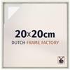 Dutch Frame Factory - Cornice a cassetta per tela - White Wash - Compatibile con telaio - MDF - Lausanne