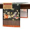 Maison d' Hermine Pumpkin Garden - Dark Green Runner da tavola in 100% cotone, per feste, cene, vacanze, cucina, giorno del Ringraziamento, Natale (50cm x 150cm)