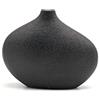 Maya Star Vasi in Ceramica in Stile Giapponese, Contenitore per la Composizione dei Fiori, Ikebana Ripiano del Tavolo Crafts Ornamenti - Nero