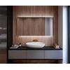 A ARTFORMA Specchio con Coperchio Controluce LED da Bagno - 140x70 cm - su Misura - T102 - Illuminazione a Muro