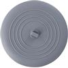 Daleweo Tappo Lavandino Silicone (15,2 cm), Universale, Impermeabile, Adatto Per Vasche da Bagno, Lavandini E Docce, Antiodore (Grigio)
