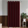 Joydeco Tende Oscurante per Interni 1 Pezzi L 132 x A 210 CM, Tenda Porta Termiche Isolante con Occhielli per Soggiorno e Camera da Letto Moderne, Rosso Borgogna