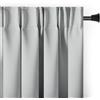 RESTILO Blackout - Tenda oscurante per finestre, 140 x 270 cm, colore grigio chiaro, 1 pezzo