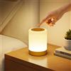 FOMYHEARD Lampada da Comodino Senza Fili Touch Dimmerabile, 5 Modalità 256 RGB e Blanco Cálido Luce Notturna Bambini Neonato, 3000mAh Lampade da Tavolo Ricaricabili USB con Timer, LED Lampada Camera da Letto
