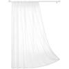 VOSAREA Cotone e lino Shiner Window - Tende in voile con texture fine per soggiorno, camera da letto, 100 x 200 cm (1 pezzo)