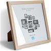 M MERCEO Cornice per foto e foto, 20 x 20 cm (1 pezzo), per foto e immagini. Include protezione in vetro acrilico, ideale come espositore da tavolo e da parete in verticale o orizzontale