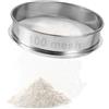 ZHYUAN 20 cm Acciaio Inossidabile Setaccio,100 Mesh,Setaccio da Cucina a Maglia Fine, Setaccio Maglie Fini da Cucina, Setaccio per Farina, Adatto per la filtrazione di Cereali, Zucchero in Polvere e Pesce