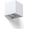 LEDKIA LIGHTING Applique da Parete per Esterni LED Regolabile 6W Illuminazione Doppia Luce Eros Bianco