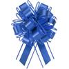 QUARKZMAN 6Pcs 6 inch Grandi Fiocchi Metallizzati in Organza per Regali Decorazioni Auto Matrimonio Cestini Natale Fiocco, Blu Zaffiro