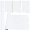 CRASPIRE 2000x425mm Panno di Lino per Rilegatura di Libri Bianco Tessuto Autoadesivo Superficie Copertina di Libro con Retro in Carta per Libri Album Scrapbooking Protezione di Copertura