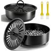 GZqiancang supporti a spirale per zanzare, con spazzole, con manico,2pcs