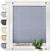 SONELLO Tenda plissettata crush Klemmfix senza foratura, 80cm x 100cm blu scuro, tende plissettate per porte e finestre con morsetti pronta per l'uso,protezione solare,Parti per Il Montaggio Incluse