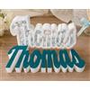 L'angolo del compleanno Scritta Portaconfetti in Polistirolo Personalizzata - Nome Personalizzato con Portaconfetti Integrato per Confettata, Battesimo, Comunione, Matrimonio, Compleanno e Baby Shower Vari Colori Disponibili