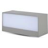 V-TAC Lampada LED da Parete 12W, 600Lm Luce Soffusa Doppio Fascio Up/Down 110° Rettangolare Esterno Ip65