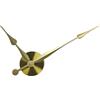 Qusinfc Kit di movimenti per orologio alto con lancette lunghe in metallo per grandi orologi da parete e kit di riparazione di movimenti elevati