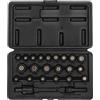 Sunex 1818 1/4-inch Drive Magnetic Fractional e set di chiavi a bussola, pollice/metrico, standard, a punti, Cr-Mo, 3/40,6 cm - 1/5,1 cm, 5 mm - 15 mm, pezzi