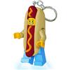 Lego Portachiavi hot dog con torcia - Lego LGL-KE119