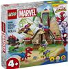 Lego Battaglia con il raptor al quartier generale sull'albero di Spider-man e Gobby - Lego Spidey 11200
