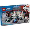 Lego Garage con monoposto Mercedes-AMG e Alpine F1® - Lego City 60444